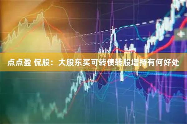 点点盈 侃股：大股东买可转债转股增持有何好处