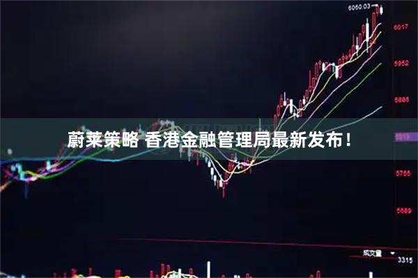 蔚莱策略 香港金融管理局最新发布！