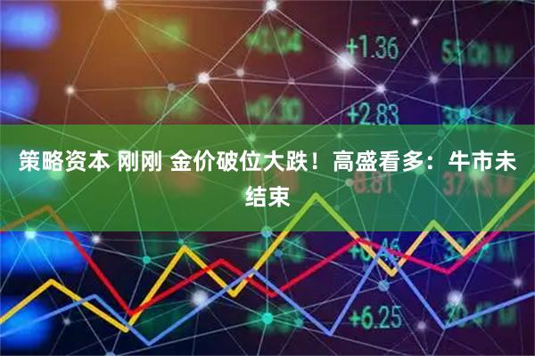 策略资本 刚刚 金价破位大跌！高盛看多：牛市未结束