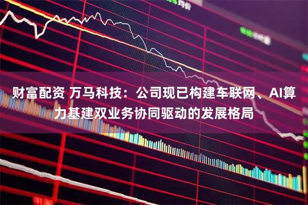 财富配资 万马科技：公司现已构建车联网、AI算力基建双业务协同驱动的发展格局