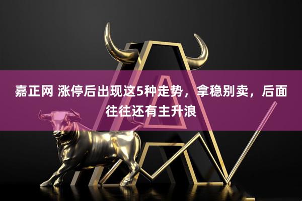嘉正网 涨停后出现这5种走势，拿稳别卖，后面往往还有主升浪